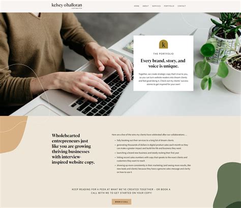 best website for copywriting portfolio